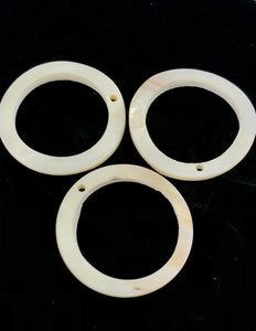 White South Sea Mother Of Pearl Bead Sku#M575