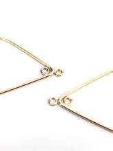 14KGF Raindrop Hoop Earring Sku#752-1 IN+OUT