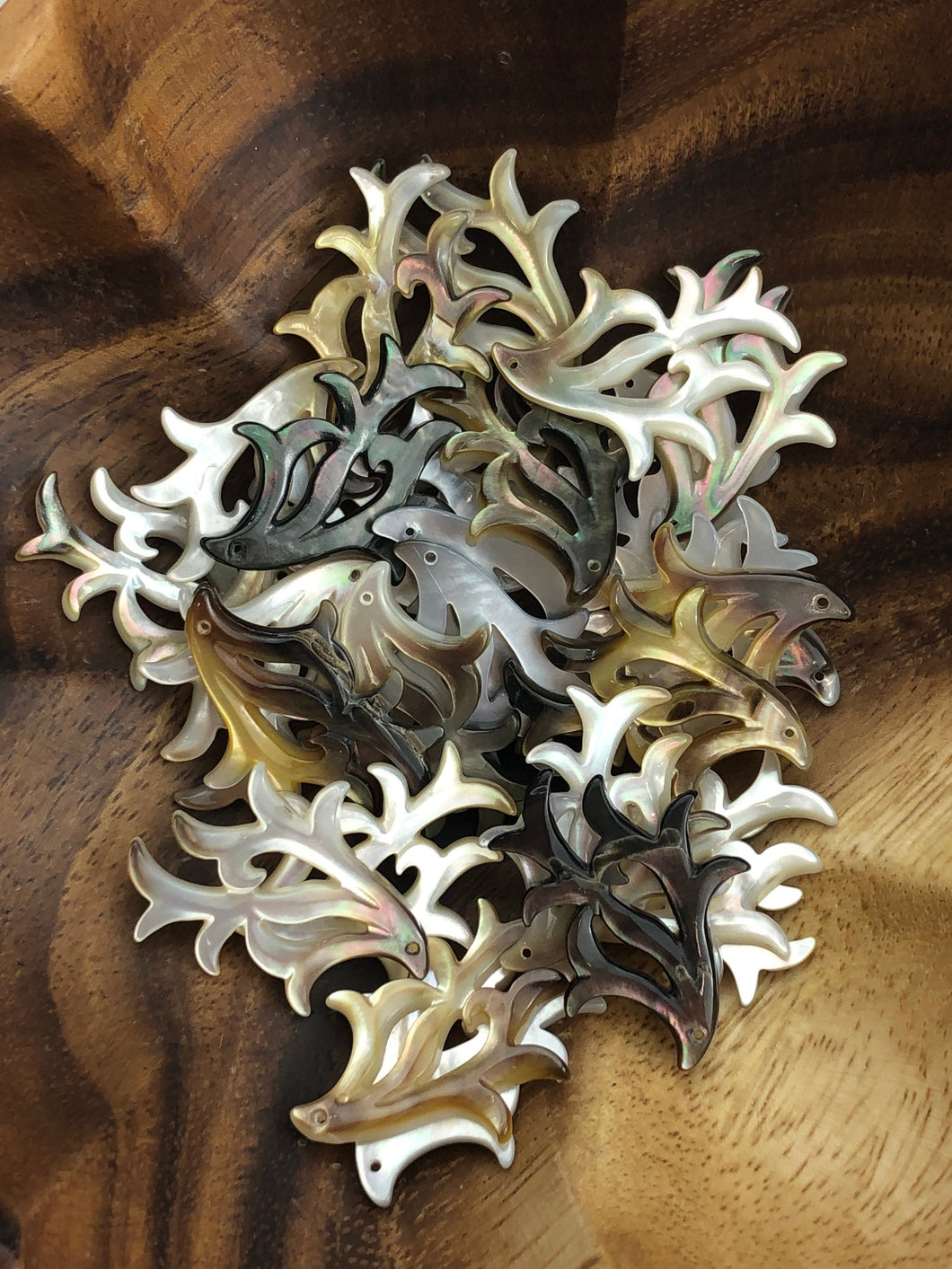 Black Tahitian Mother Of Pearl Beads Sku#M156-1
