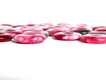 Watermelon donut jade bead , SKU# BG111-1