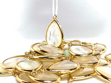 15.81 mm - 22.19 mm mother of pearl , SKU#M690-1 & M690-2