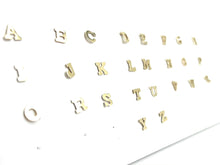 14KGF Initial/Letter Studs