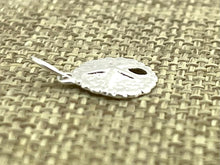 Sterling Silver Sand Dollar Charm w/ Ring, Sku#760 C