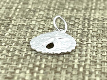 Sterling Silver Sand Dollar Charm w/ Ring, Sku#760 C
