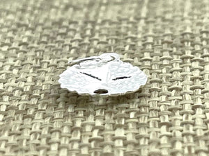 Sterling Silver Sand Dollar Charm w/ Ring, Sku#760 C