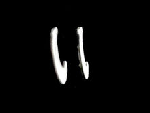 Sterling Silver Moon Studs, Sku#296.020-5
