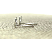 Sterling Silver Moon Studs, Sku#296.020-5
