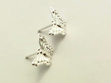 Beautiful Sterling Silver Butterfly Stud Earrings Sku#243-5