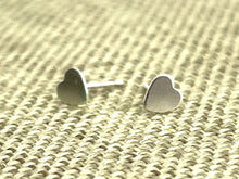 Sterling Silver Heart Studs, Sku#10.020-5