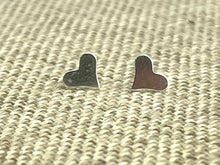 Sterling Silver Heart Studs, Sku#403.020-5