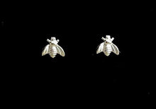 Sterling Silver Bee Studs, Sku#536-5