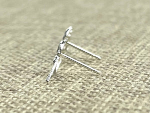 Sterling Silver Palm Tree Studs, Sku#1172-5