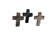 Black Tahitian Mother Of Pearl Cross Sku#M389