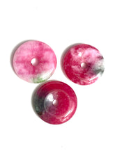 Watermelon donut jade bead , SKU# BG111-1
