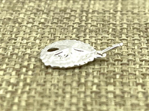 Sterling Silver Sand Dollar Charm w/ Ring, Sku#760 C
