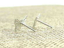 Sterling Silver Butterfly Studs, Sku#243-5