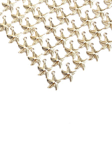 14K Gold Fill Starfish Charm w/ Bail , 10.0mm