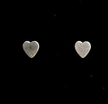 Sterling Silver Heart Studs, Sku#10.020-5