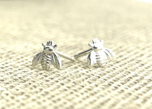 Sterling Silver Bee Studs, Sku#536-5