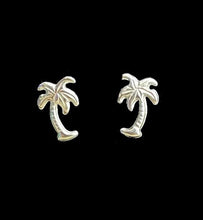 Sterling Silver Palm Tree Studs, Sku#2270-5