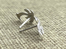 Sterling Silver Palm Tree Studs, Sku#2270-5