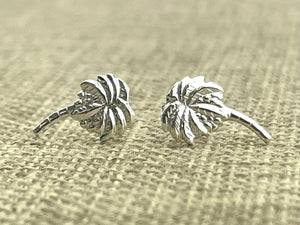 Sterling Silver Palm Tree Studs, Sku#1172-5