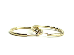 14KGF Endless Hoops, Sku#090 ENDLESS 2