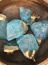 Baby Blue Quartz W/Gold Plating Sku#Q09-8