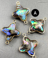 Abalone mother of pearl charm