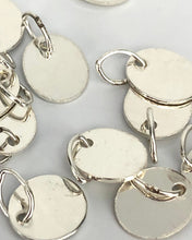 Oval Disc with Oval Jump Ring  6.4x7.4mm (2445 C)