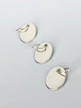 Oval Disc with Oval Jump Ring  6.4x7.4mm (2445 C)