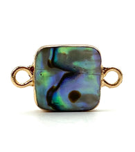 Square abalone mother of pearl charm, SKU# M772