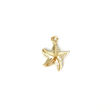 14K Gold Fill Starfish Charm w/ Bail , 10.0mm