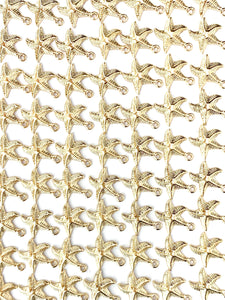14K Gold Fill Starfish Charm w/ Bail , 10.0mm