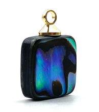 Square abalone mother of pearl charm, SKU# M1022
