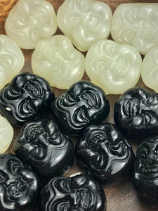 Buddha Head Jade Beads Sku#M733