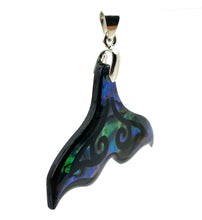 Whale tail abalone mother of pearl pendant, SKU#M925