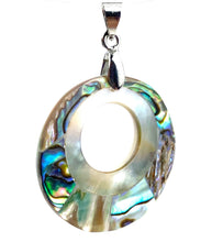 Beautiful abalone mother of pearl pendant, SKU# M926