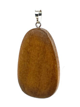 Wood / abalone mother of pearl pendant, SKU# M775
