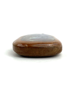 Wood / abalone mother of pearl pendant, SKU# M775