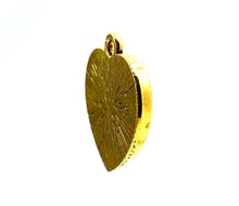 Heart abalone mother of pearl charm, SKU# M1035