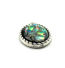 Oval abalone mother of pearl charm, SKU# M1037