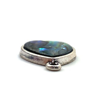 Heart abalone mother of pearl charm, SKU#M1036