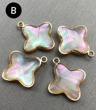 Abalone mother of pearl charm