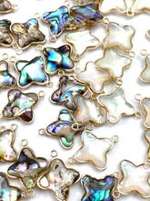 Abalone mother of pearl charm