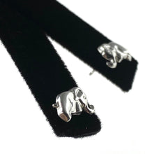 Sterling silver elephant earring studs, SKU# 2021-5
