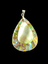 Abalone Teardrop Pendant, Sku#M876