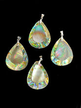Abalone Teardrop Pendant, Sku#M876