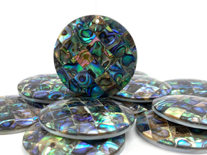 Circle abalone mother of pearl, SKU# M785