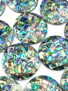 Circle abalone mother of pearl, SKU# M785